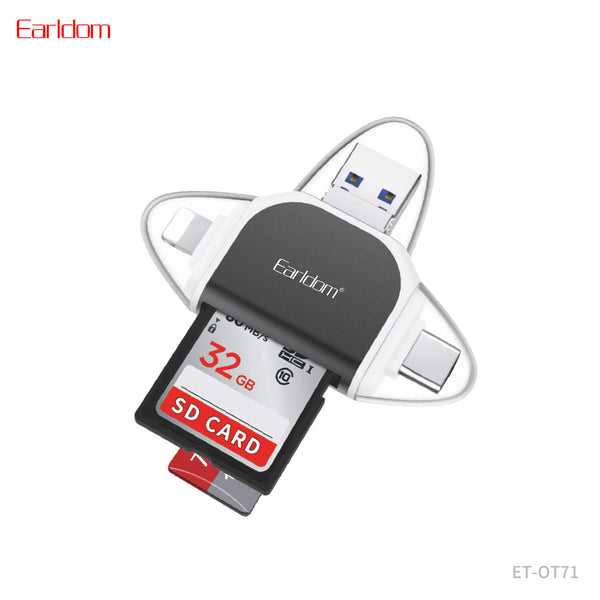 Earldom 6-in-1 OTG Card Reader